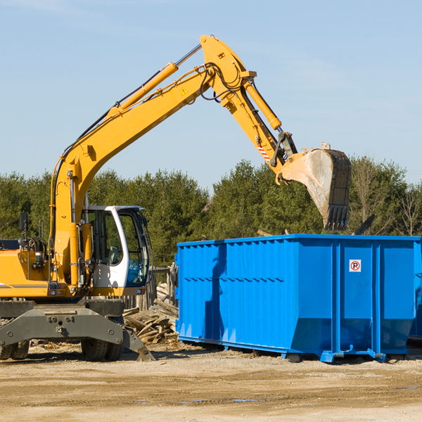 what are the rental fees for a residential dumpster in Jackson County NC